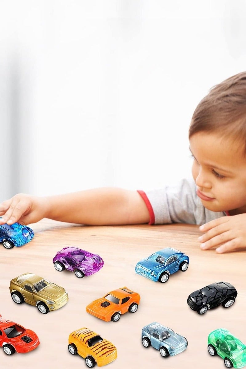 مجموعة كبيرة من سيارات السباق وسيارات الشرطة المعدنية المصغرة 20قطعه، تأتي في صندوق تخزين بلاستيكي محمول، مثالية كهدية للأطفال ومحبي السيارات وهواة الجمع._ هديه للاطفال _لعبه تسليه للاطفال _سيارات لعب _سيارات اطفال _العاب سيارات _العاب اطفال _لعبه سياره _سياره - Image 2